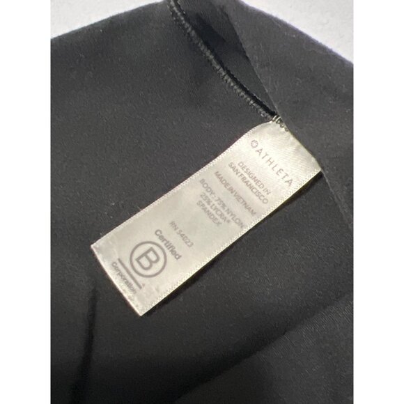 Athleta Salutation 7/8 Tight In Powervita Black M With Pockets - Picture 5 of 8